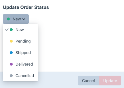 orders choose orderstatus.