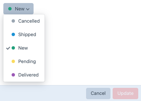 orders choose orderstatus.