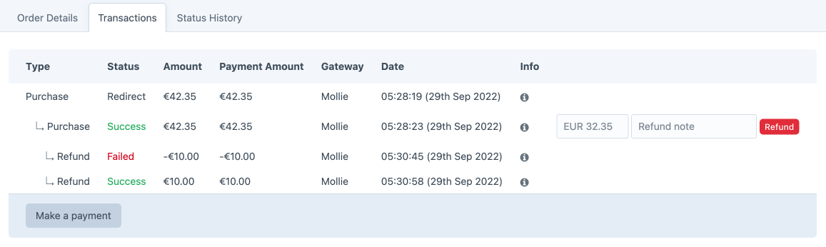orderstab transactions refund.