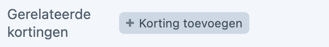 korting toevoegen.