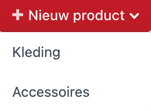 dropdown nieuw product.