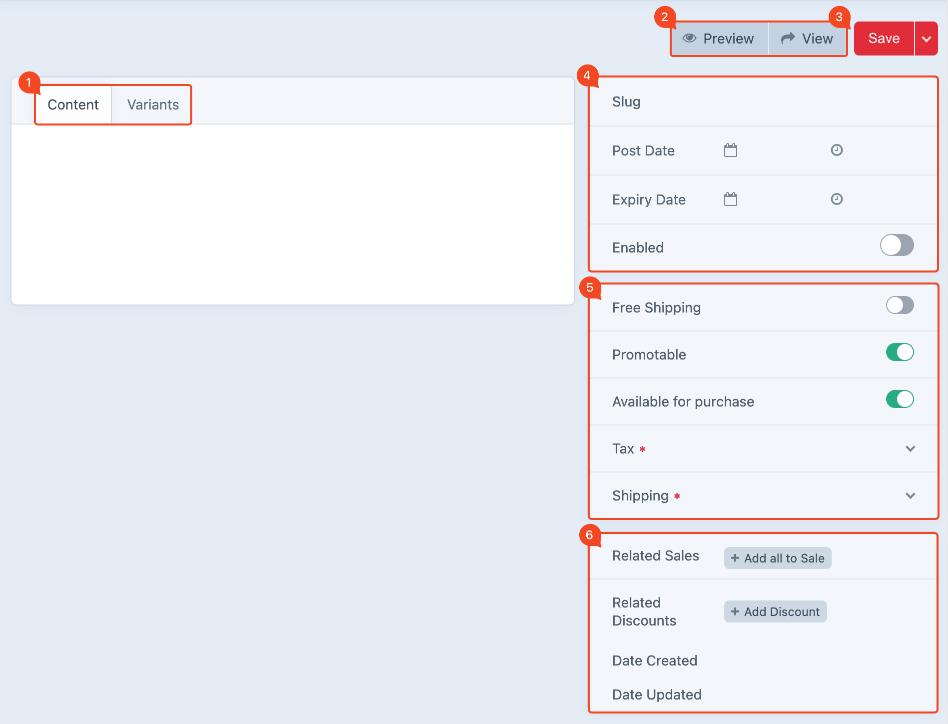 products detailpage.
