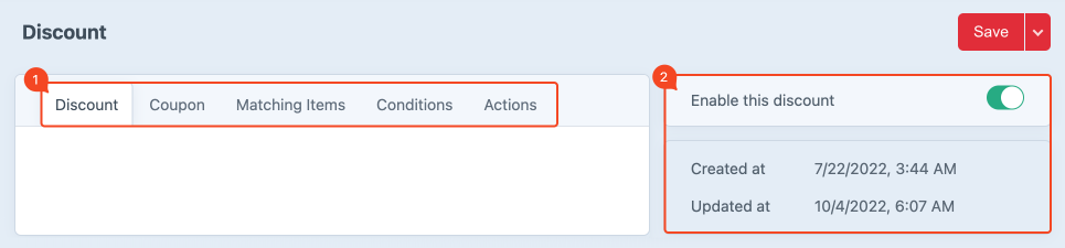 promotions discounts detailpage.