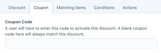 promotions discounts tab coupon.