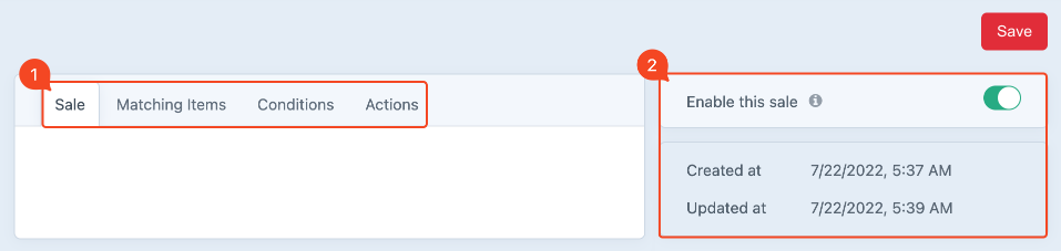 promotions sales detailpage.