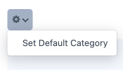 shipping categories cogwheel setdefault.